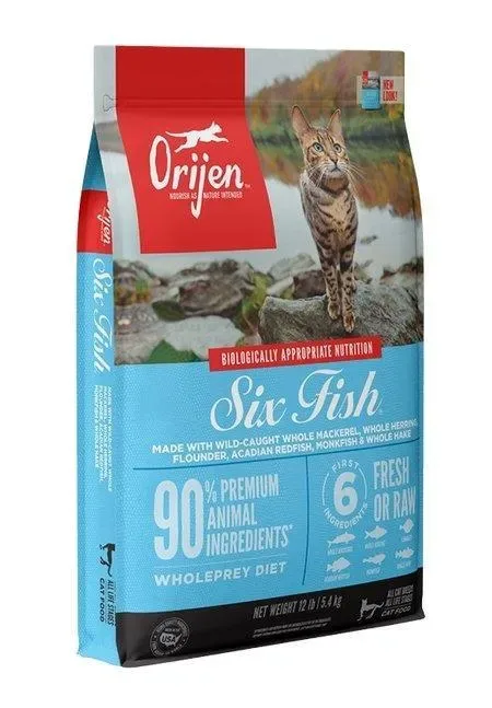 Orijen Cat Whole Prey Six Fish