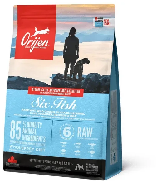 Orijen Whole Prey Six Fish Dog (rijk aan voedingstoffen en smaak)