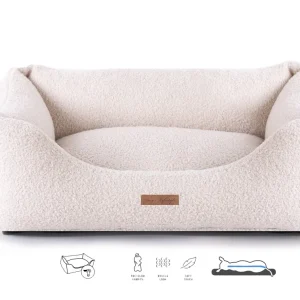 Orthopedische hondenmand Boucle Ivory