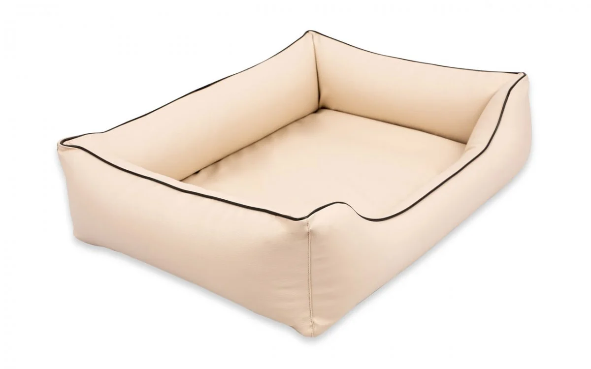 Orthopedische Hondenmand Eco-Leer Beige - Image 2