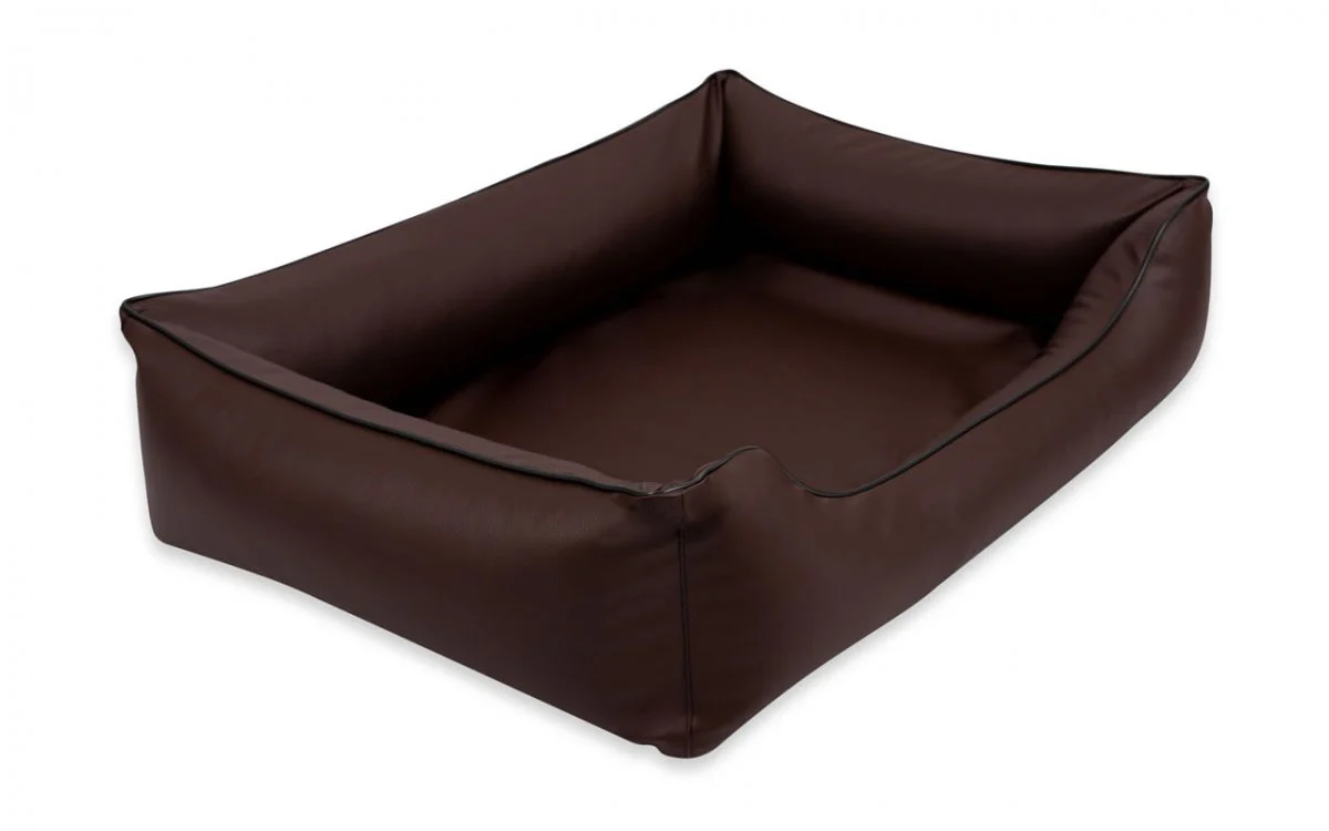 Orthopedische hondenmand Eco-Leer Bruin 120cm - Image 2