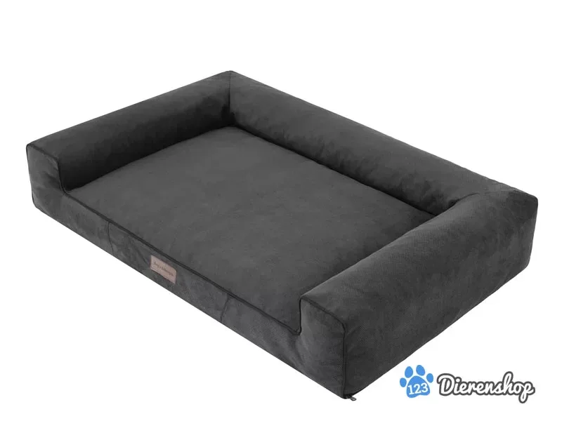 Orthopedische hondenmand Lounge Bed Cordu Antraciet 120cm - Image 2