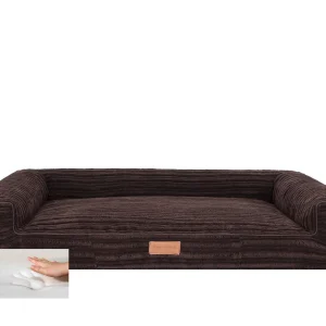 Orthopedische hondenmand Lounge Bed Rib Bruin 120cm