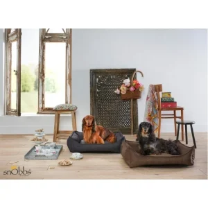 Orthopedische hondenmand snObbs Bear Brown