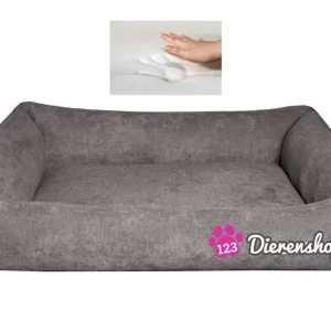 Orthopedische hondenmand supersoft Taupe