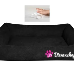 Orthopedische hondenmand Supersoft Zwart