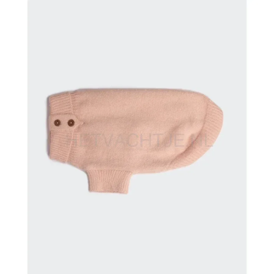 Paikka - Furry Knit Sweater Rose