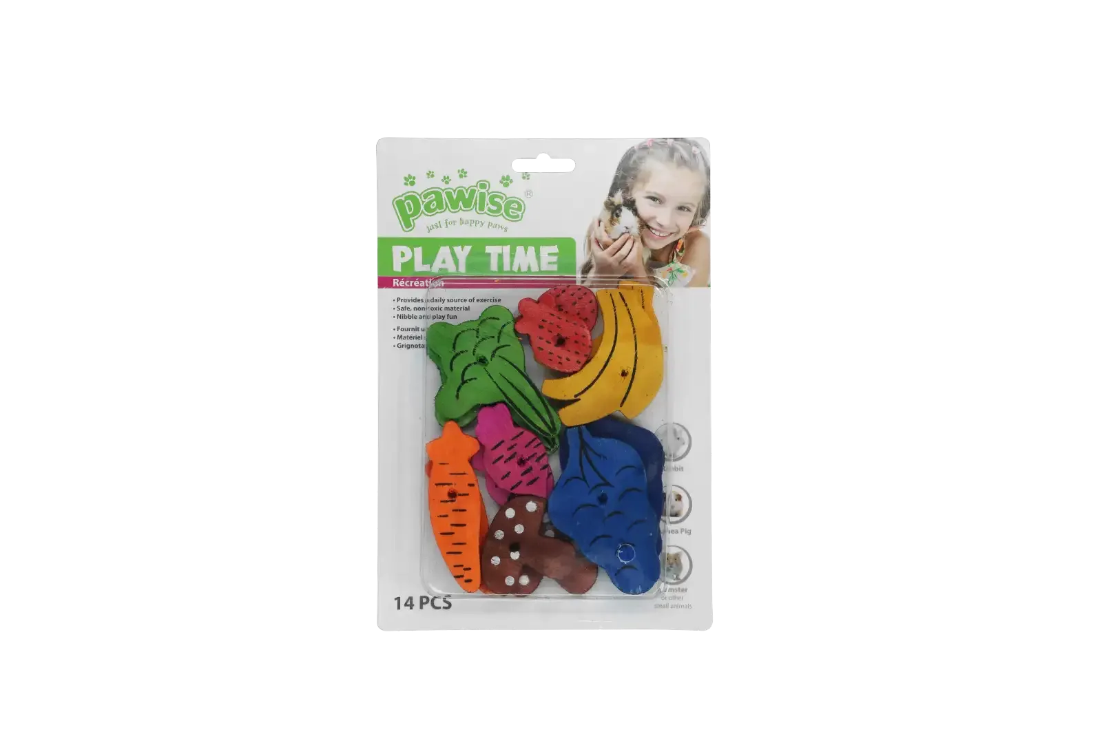 Pawise Play Time Small Pet Fruit & Veggie mix
