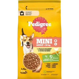 Pedigree Droog Adult Mini Gevogelte en Groenten 1,4 kg