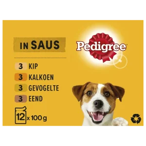 Pedigree Maaltijdzakjes Adult Poultry Selection Multipack