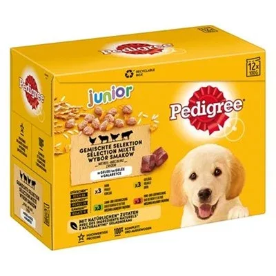 Pedigree Multipack Maaltijdzakjes Junior in Gelei - 100 gram