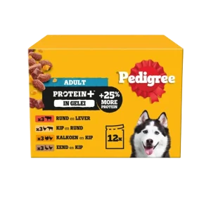 Pedigree Pouch Adult High Protein Multipack
