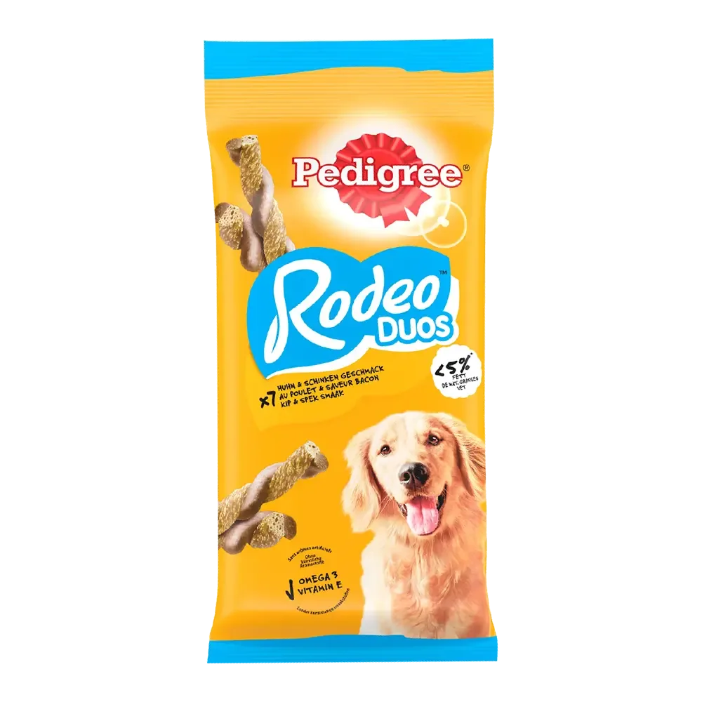 Pedigree Rodeo Duo Kip en Bacon 123 g