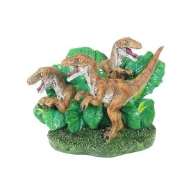 Penn Plax Jurassic Park Velociraptors - Ornament - S 10.2x7x7.6 cm - Ornament - Pets Place