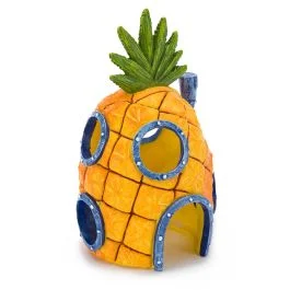 Penn Plax SpongeBob Ananas huis - Ornament - 11.4x10.8x19.1 cm - Ornament - Pets Place