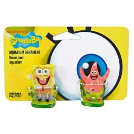 Penn Plax SpongeBob & Patrick Combo - Ornament - 14.6x2.5x9 cm - Ornament - Pets Place