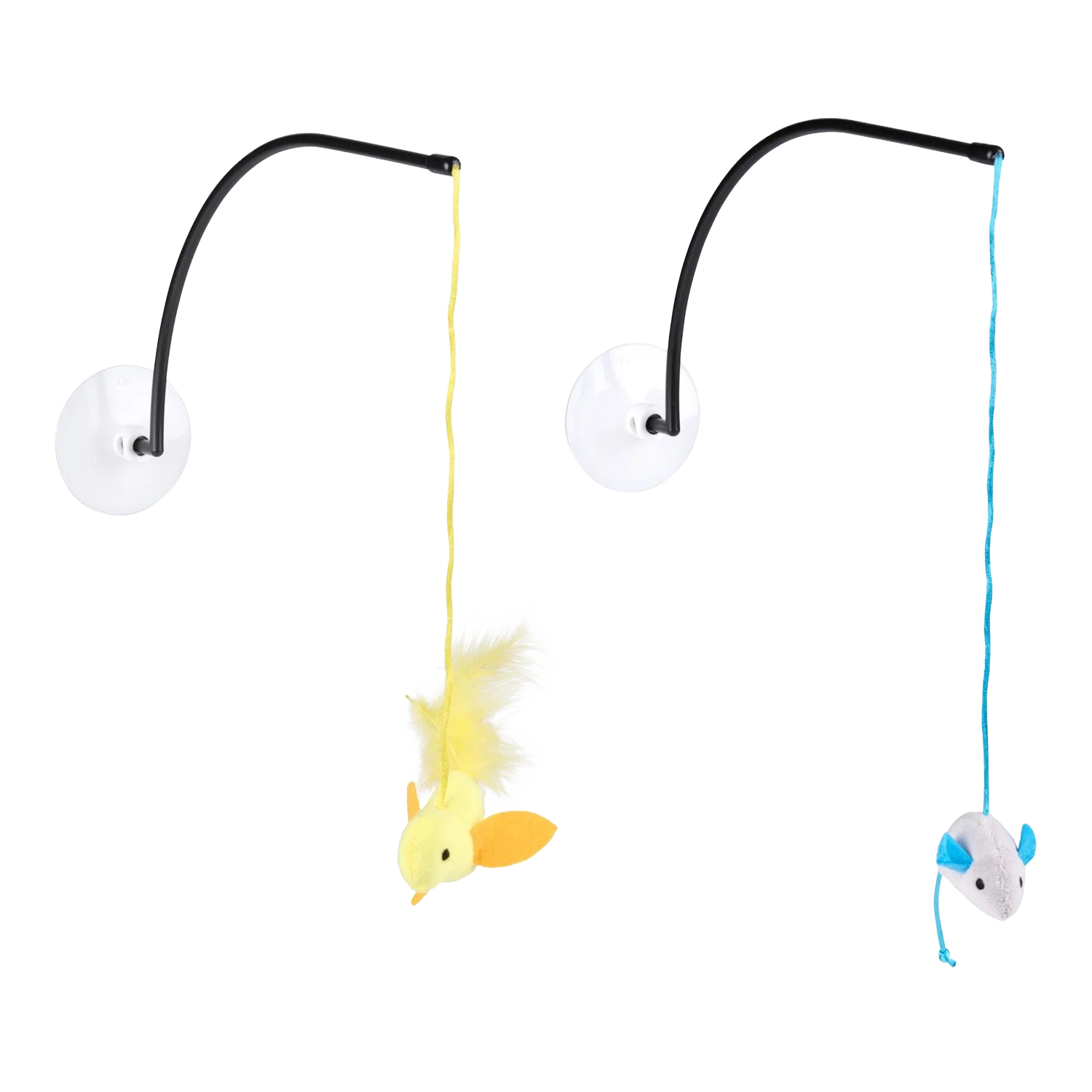 PET TOYS Kattenhengel Teaser met Zuignap 32 cm