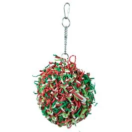 Petlala Christmas Shredder Ball Parrots - Interactief - 13x13x29,5 cm - Interactief - Pets Place