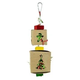 Petlala Christmas Stacked Boxes - Interactief - 7,5x7,5x31 cm - Interactief - Pets Place