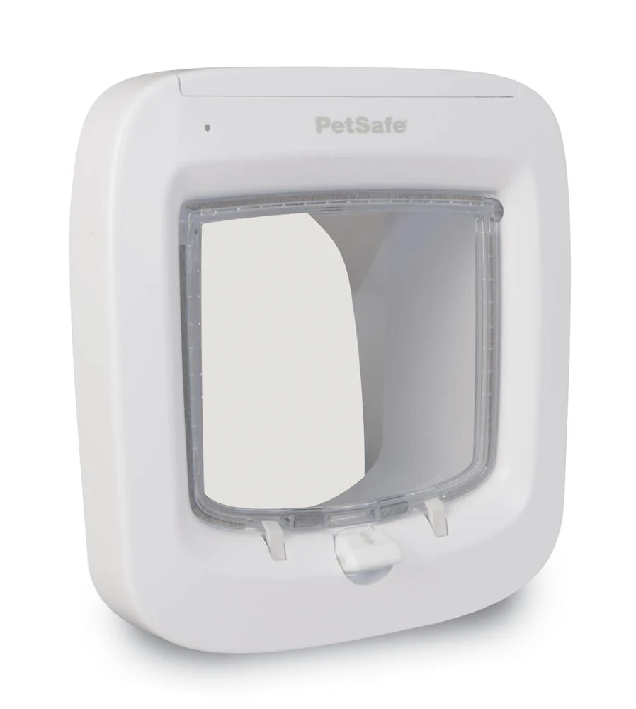 Petsafe - Kattenluik op microchip - Wit - 24x22x12.2 cm
