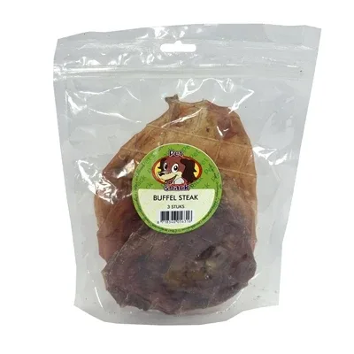 Petsnack Buffel Steak 3 St - 100 gram - Image 2
