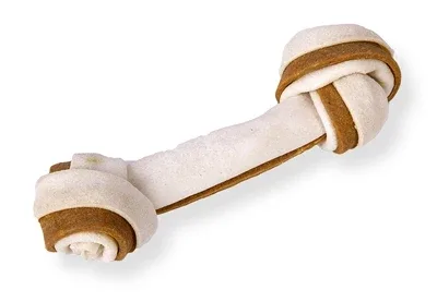 Petsnack Duoknoop met Semi Moist Strip 7 Inch 17,5 cm 5 St