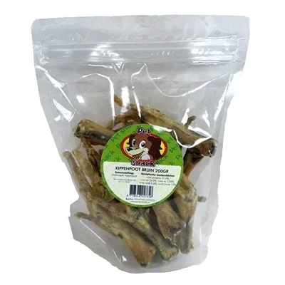 Petsnack Kippenpoten Gerookt - 200 gram - Image 2