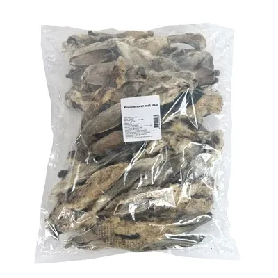Petsnack Konijnenoren met Vacht - 1 kg - Image 2