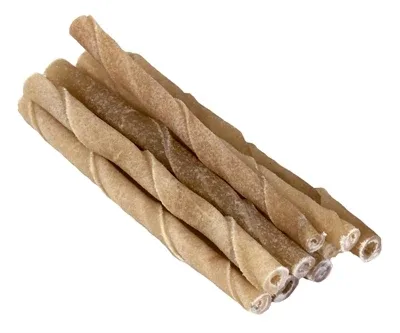 Petsnack Snack Twisted Stick Staafjes Gedraaid 5 Inch 12,5 cm 10 mm 50 St
