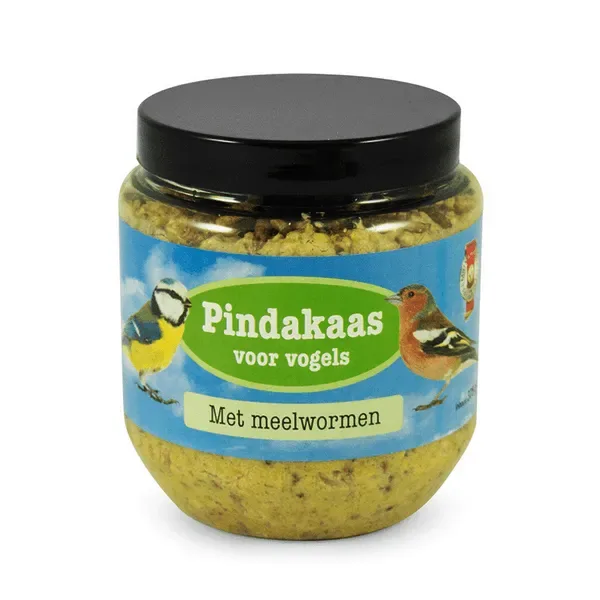 Pindakaas voor Vogels (met meelwormen)