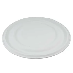 Placemat rond 32x32cm grijs
