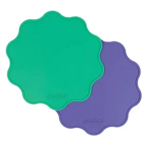 Placemat SPILL THE TEA rond 30x30x0.6cm-display gemengde kleuren