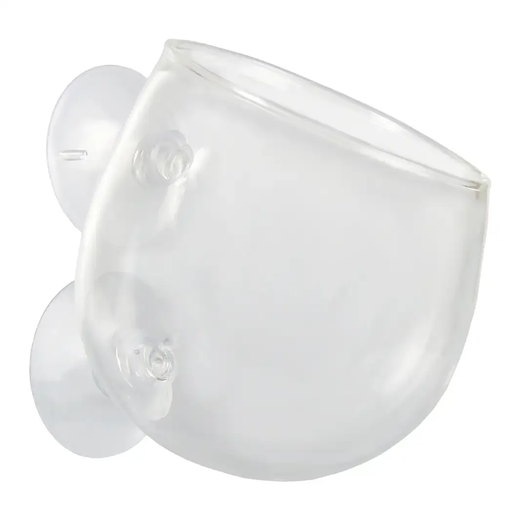 Plant cup glas 9x6x6cm transparant - Image 2