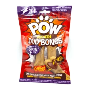 Pow Meaty - Duo Bones - Kip & Eend Hondensnack - 120gr