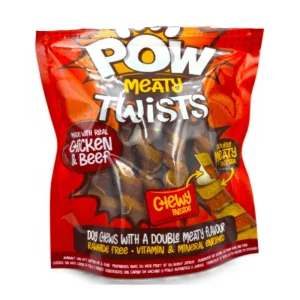 Pow Meaty - Twists - Kip & Rund - Hondensnack - 120 gram