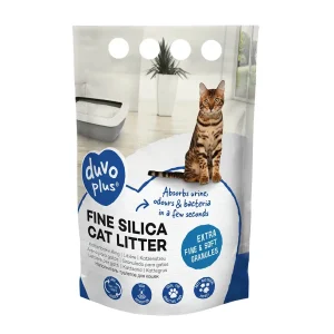 Premium Fijne Silica kattenbakvulling 0.5-1.5mm-5L-1.9kg wit