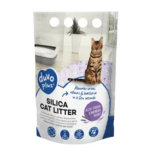 Premium Silica kattenbakvulling lavendel 5L/2.1kg