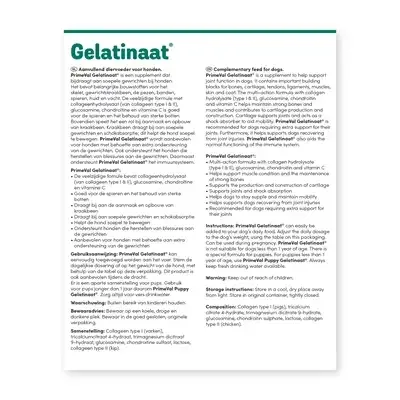 Primeval Gelatinaat Hond 500 Gr - Image 2