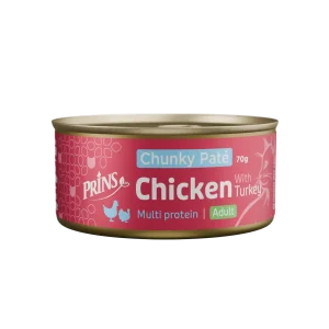 Prins Chunky Paté Kip en Kalkoen 70 g