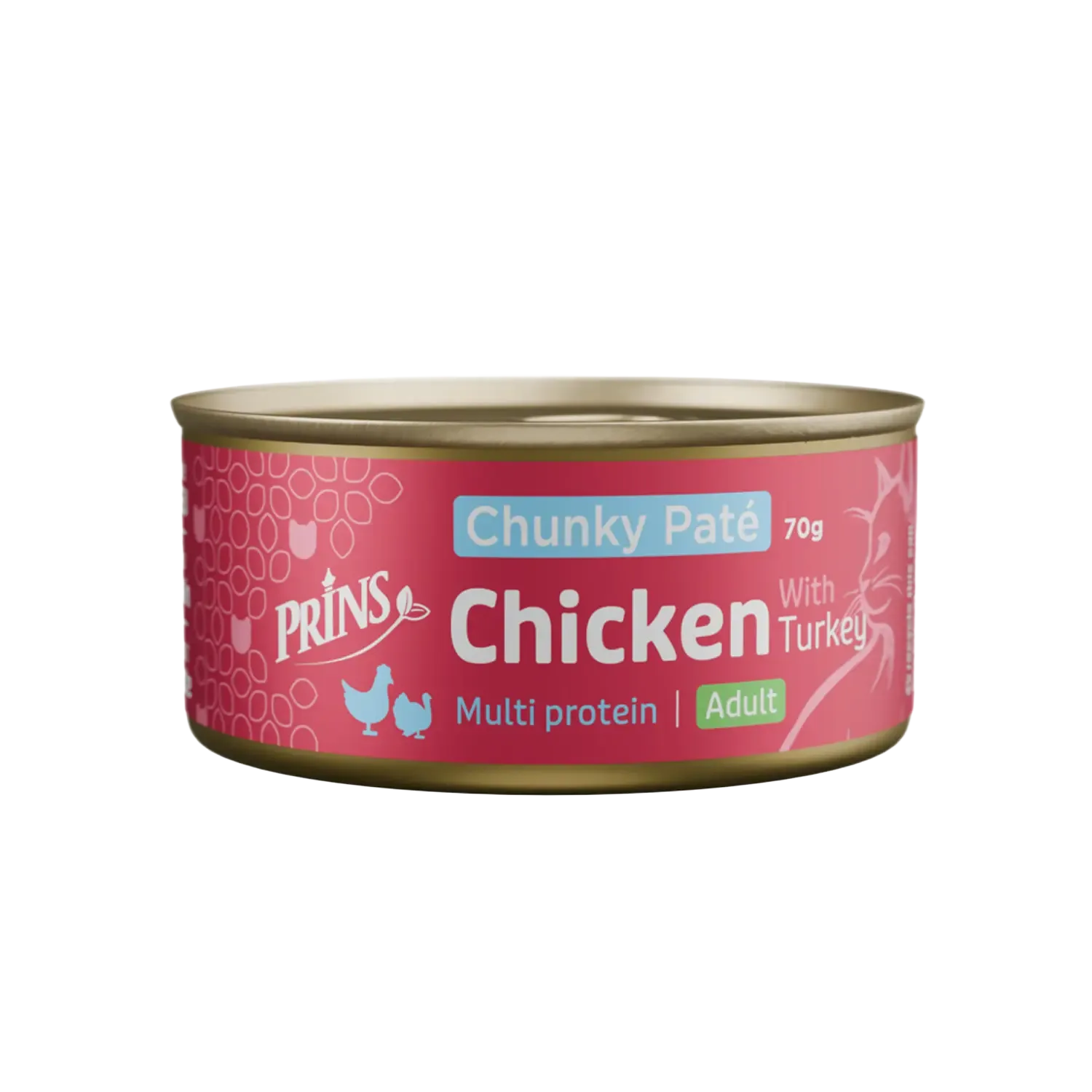 Prins Chunky Paté Kip en Kalkoen 70 g