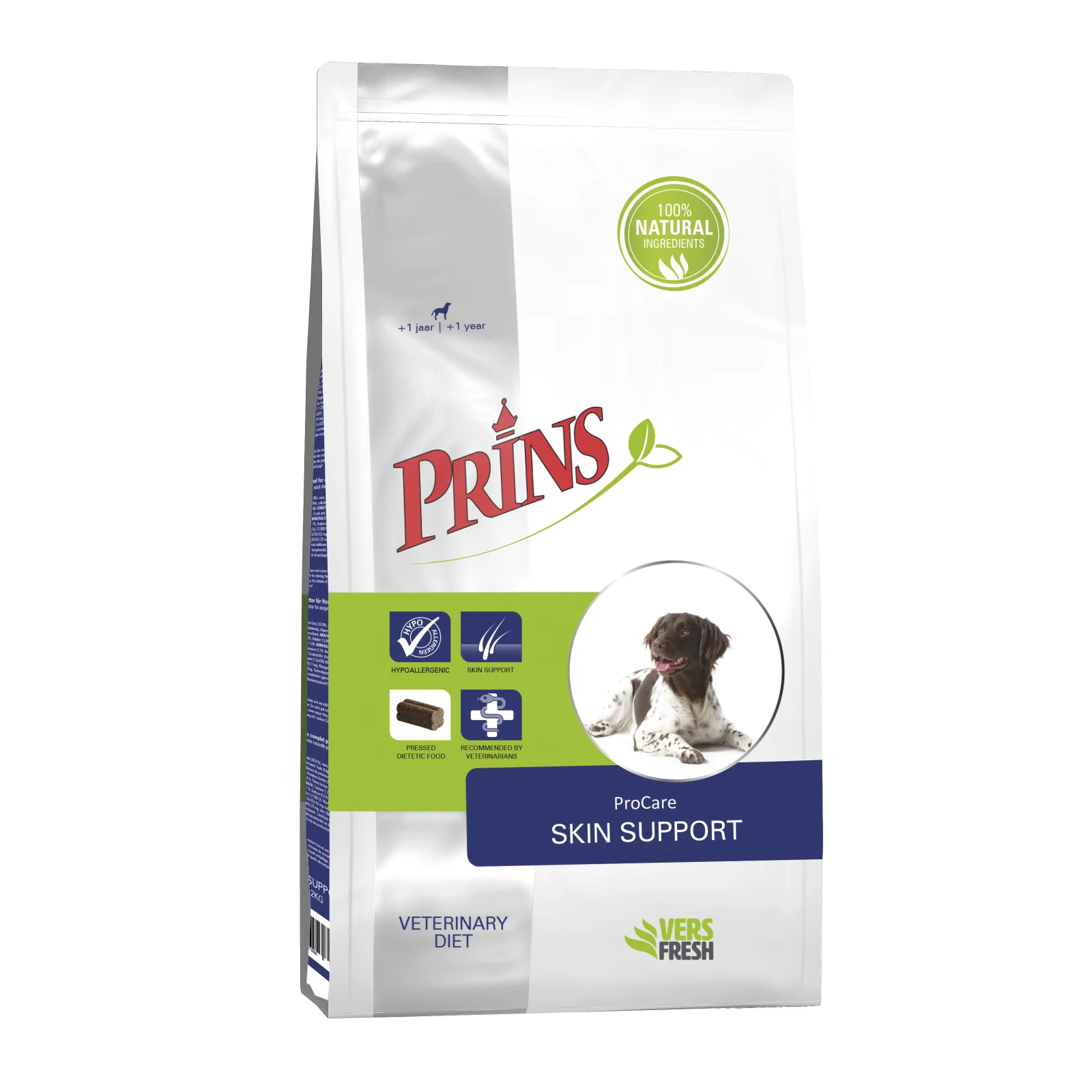 Prins Dieet ProCare Skin Support - Hondenvoer veterinair - 12 Kilogram - eend