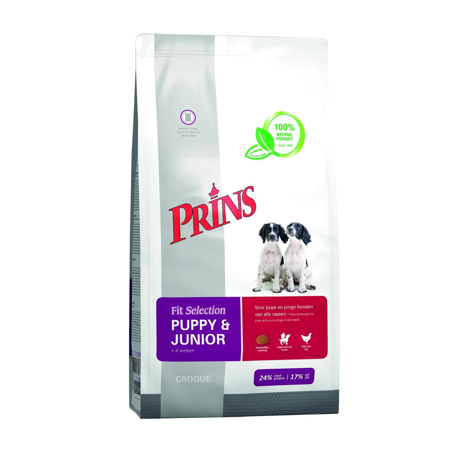 Prins Fit Selection Puppy & Junior - Hondenvoer - 2 Kilogram - gevogelte