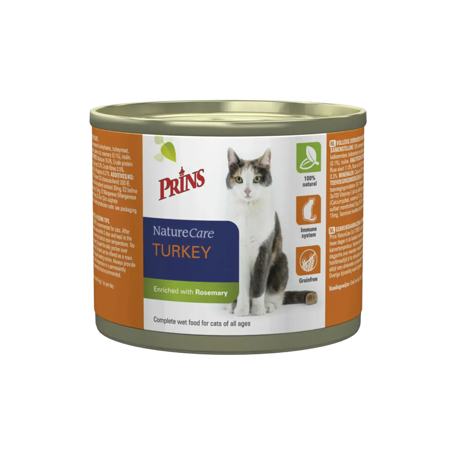 Prins Naturecare Kat Kalkoen 200 g