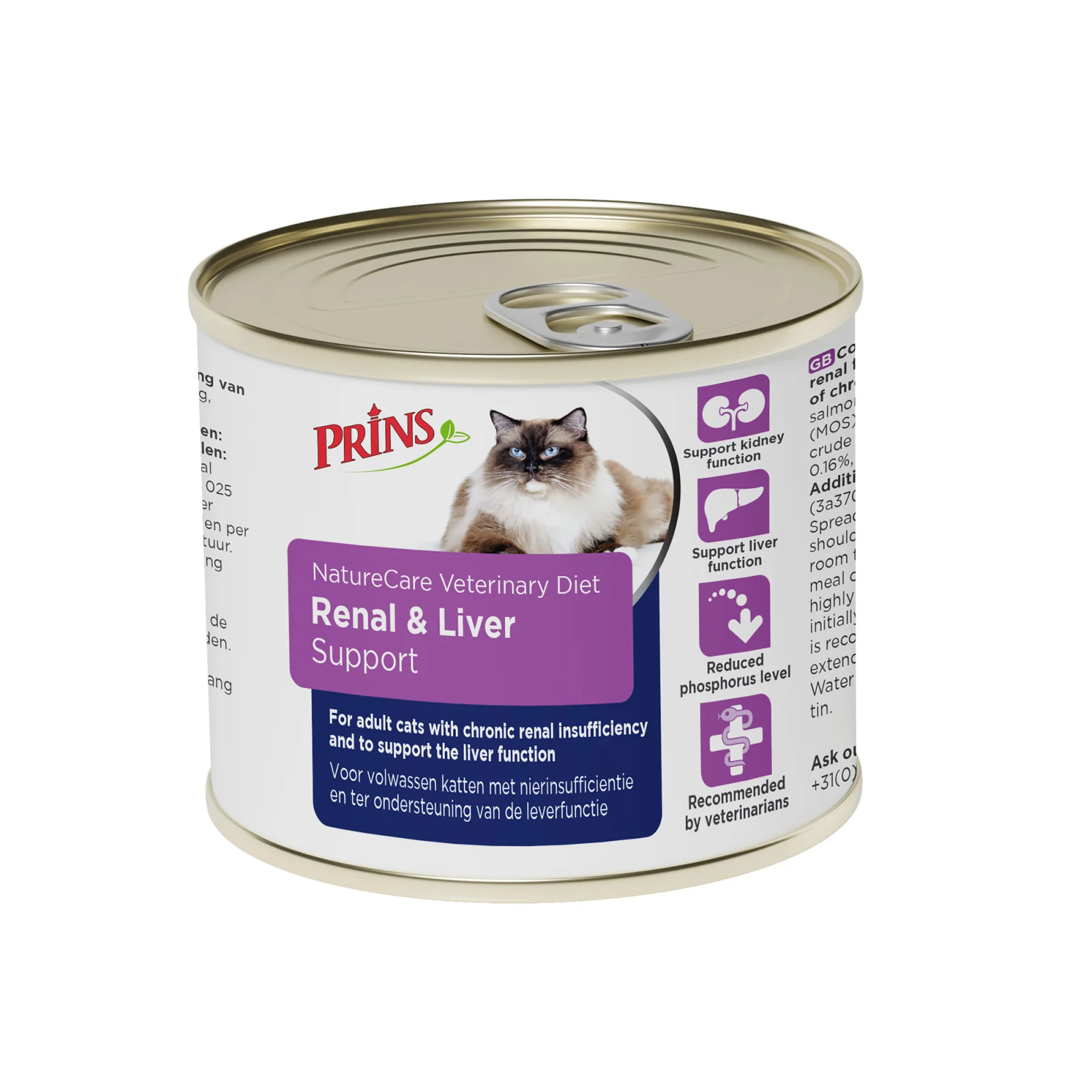 Prins NatureCare Veterinary Diet Cat Renal & Liver Support