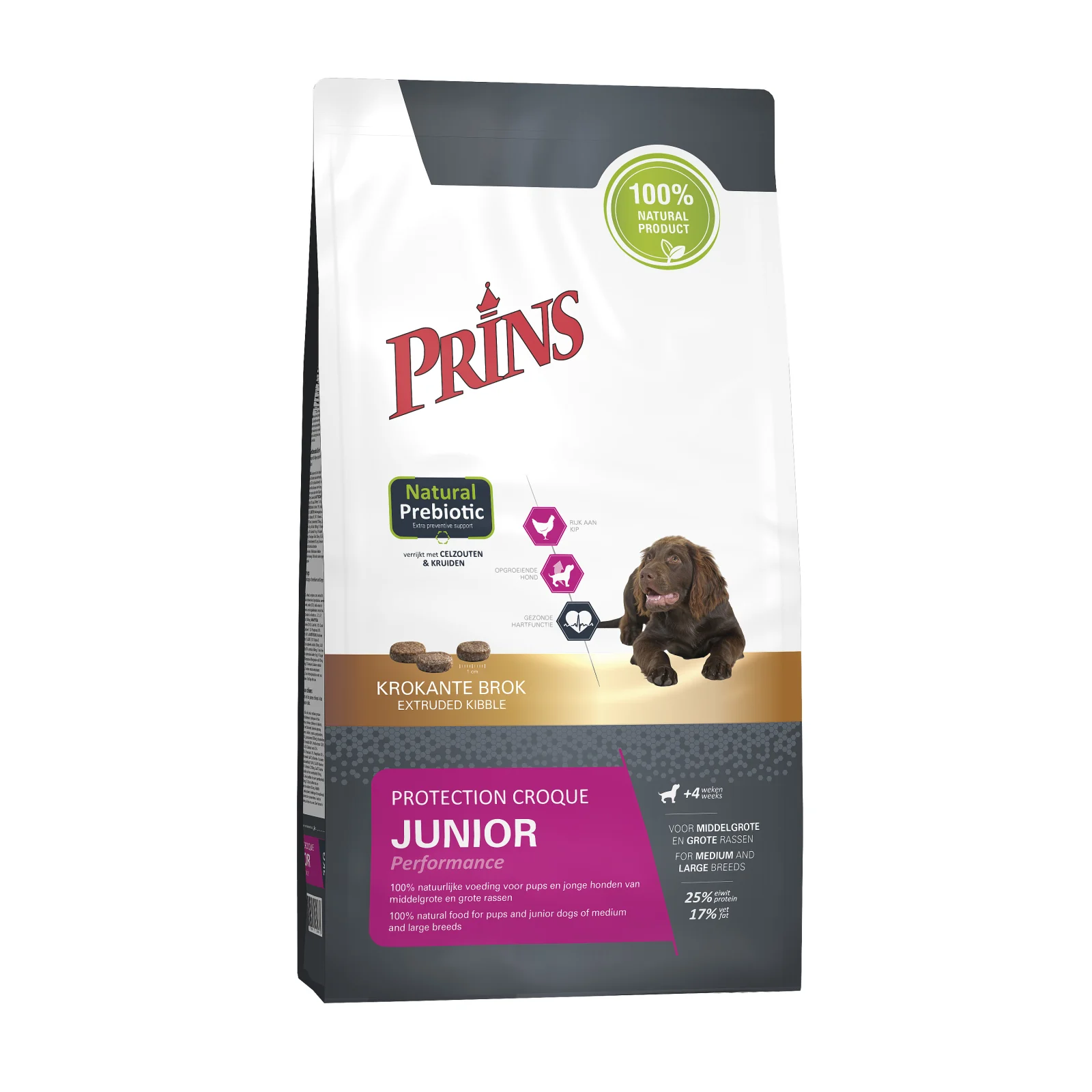 Prins Protection Croque Junior Performance - Hondenvoer - 2 Kilogram - kip