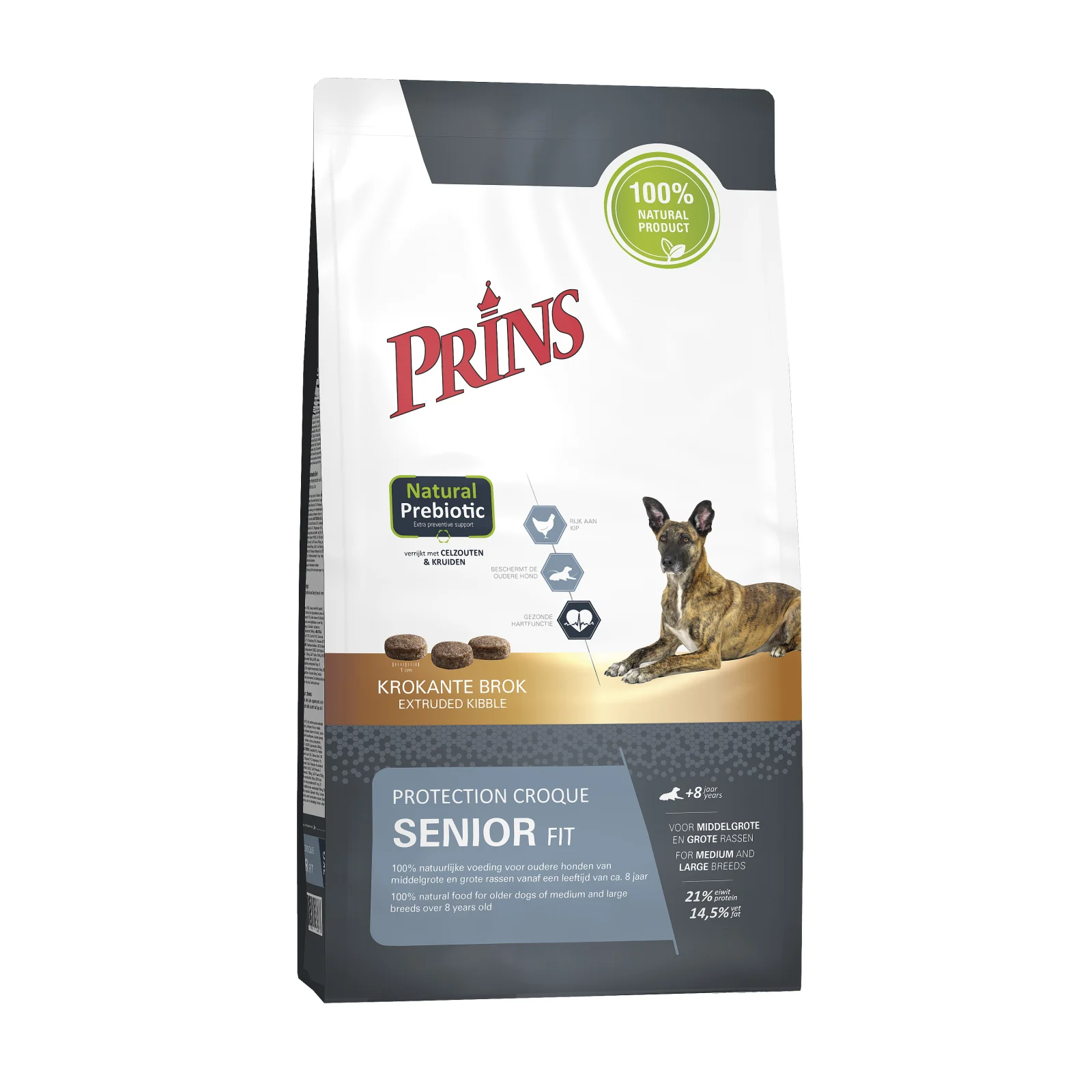 Prins Protection Croque Senior Fit - Hondenvoer - 10 Kilogram - kip