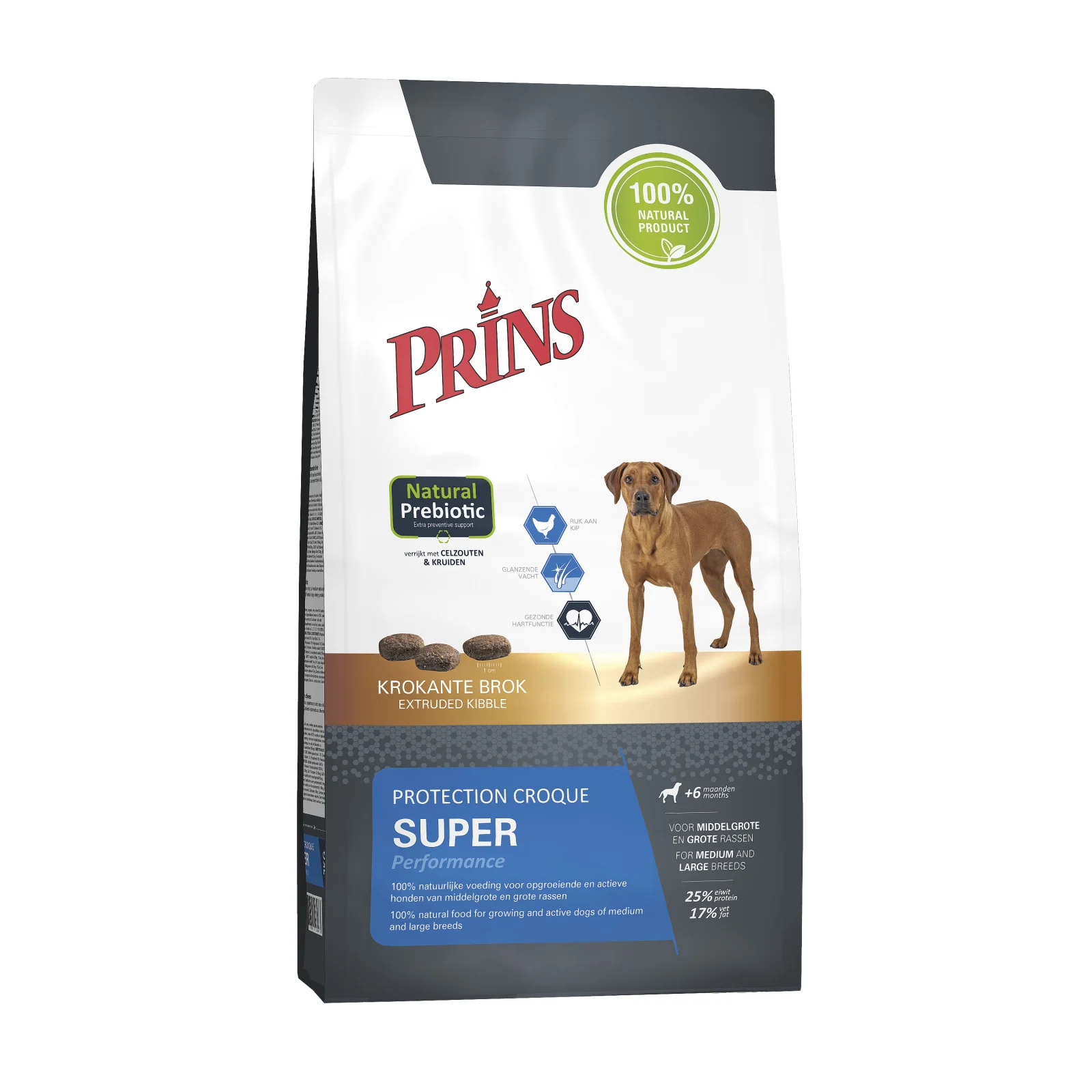 Prins Protection Croque Super Performance - Hondenvoer - 10 Kilogram - kip