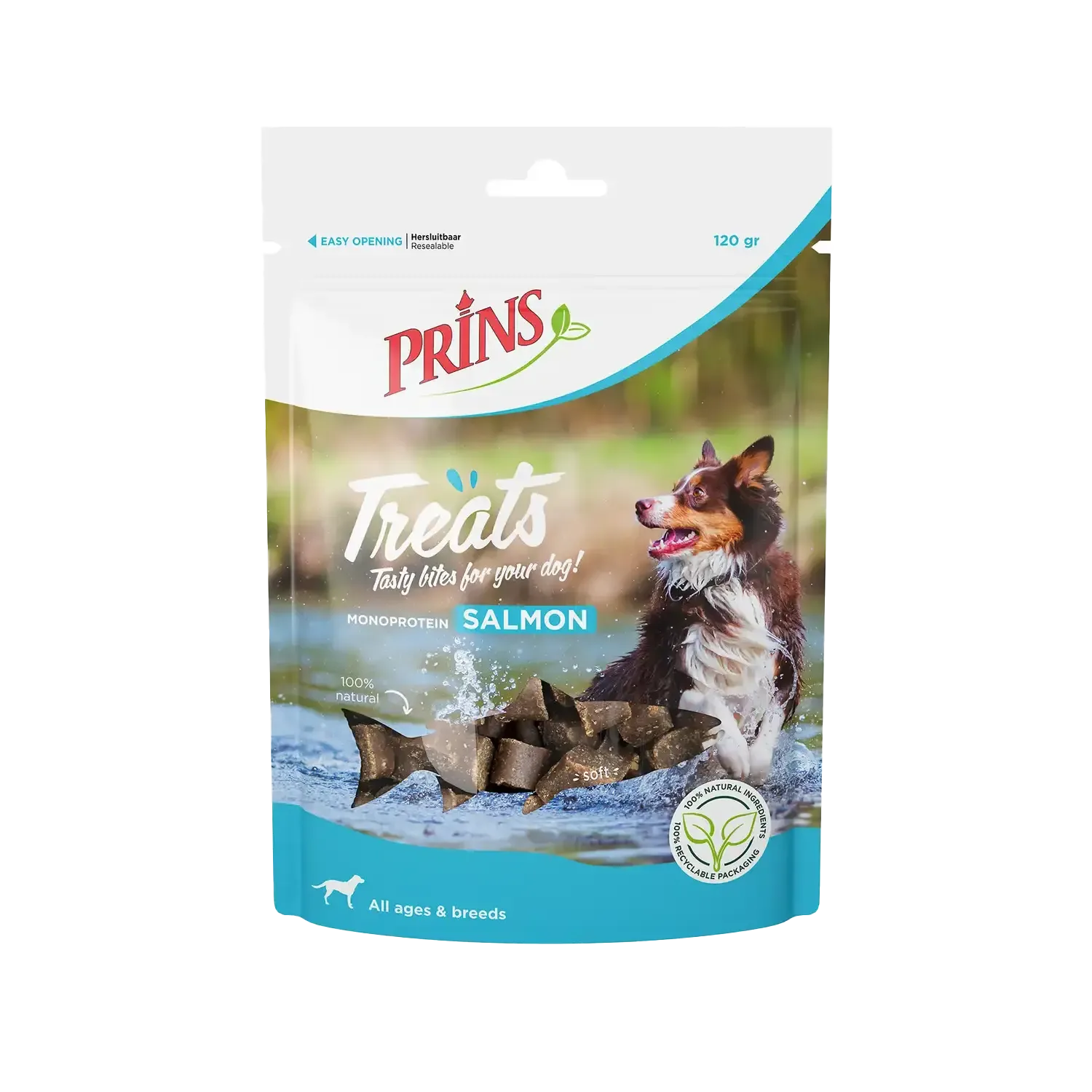 Prins Treats Salmon Hondensnacks 120 g