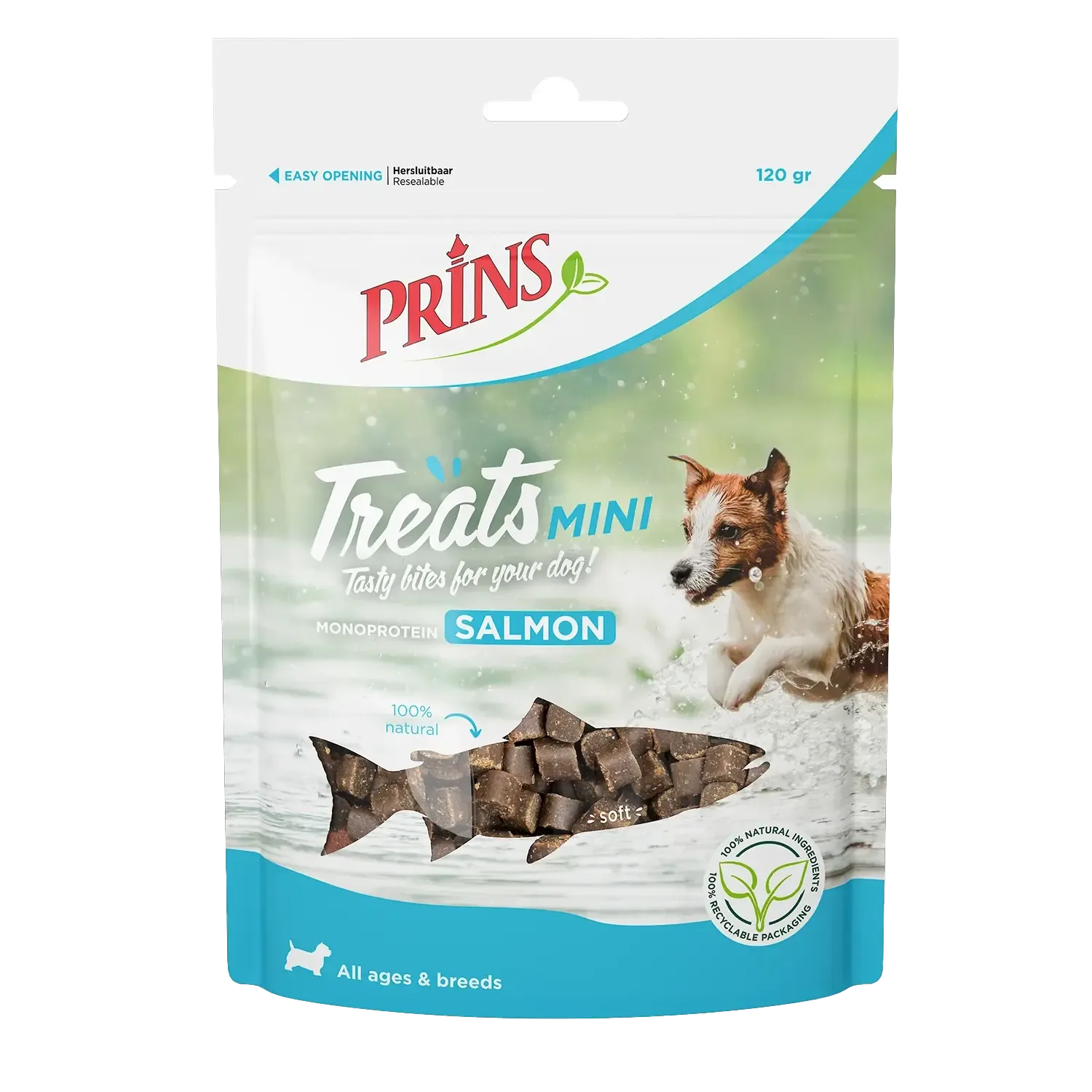 Prins Treats Salmon Mini Hondensnack 120 g