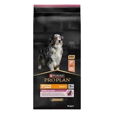 Pro Plan Dog Adult Senior Medium Large 7 Sensitive Skin - 14 kg